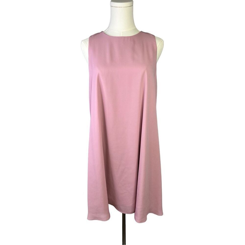 Askari dress women’s size Large sleeveless pink fully lined swing shift new